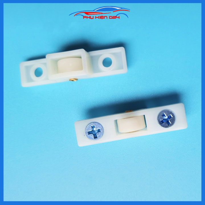 Con lăn ròng rọc bánh xe nhựa, đồng 1 bên cửa tủ trưng bày K12/1F1/1F2