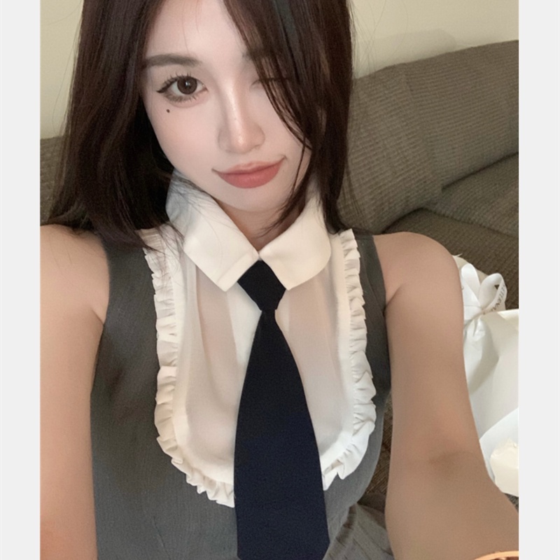 Đầm Xếp Ly Sát Nách Cổ Bẻ Thời Trang Trẻ Trung Cho Nữ