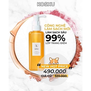 Dầu tẩy trang 2in1 Kosxu bản mới Tặng Cọ mụn đầu đen