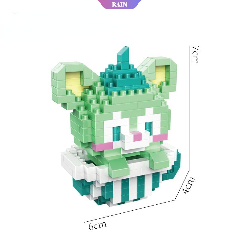 SANRIO Mới Bộ Đồ Chơi Lắp Ráp Mô Hình Lego Nhân Vật Hoạt Hình Disney StellaLou Cinnamoroll Melody Dành Cho Trẻ