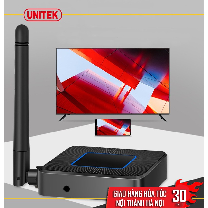 Thiết Bị HDMI Không Dây Kết Nối Điện Thoại Với TV Dongle Q4 Hỗ Trợ Kết Nối AV