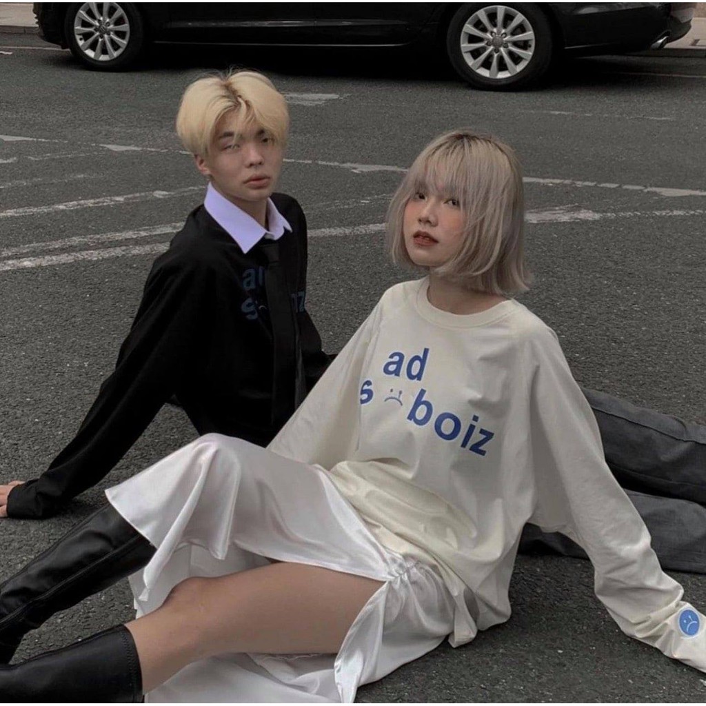 Áo sad boiz ripped signature long sleeve Áo thun tay dài sadboiz RIPPED SIGNATURE siêu đẹp