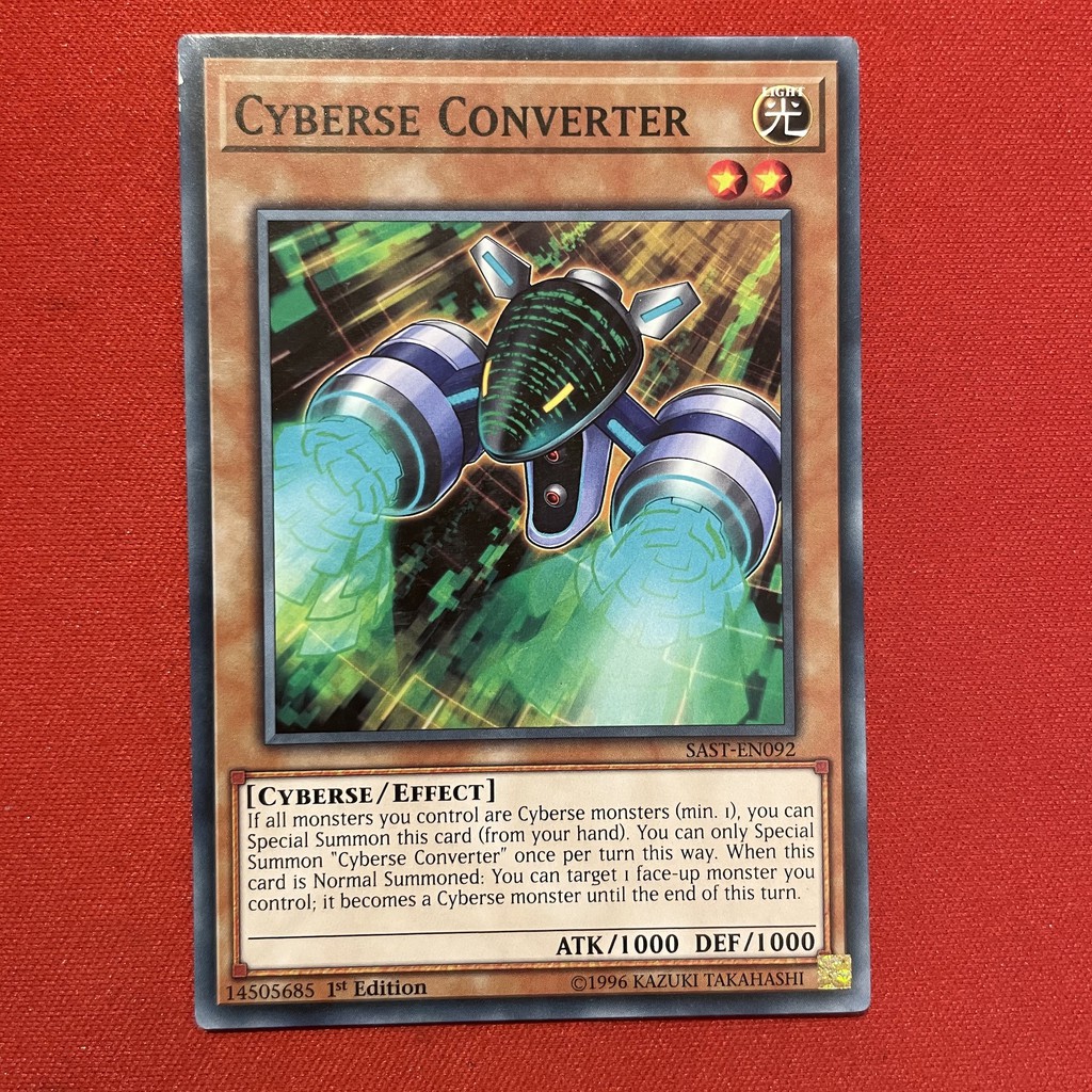 EN]Thẻ Bài Yugioh Chính Hãng] Cyberse Converter