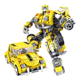 Lego robot biến hình bumblebee 8 in 1 hàng nghìn miếng ghép