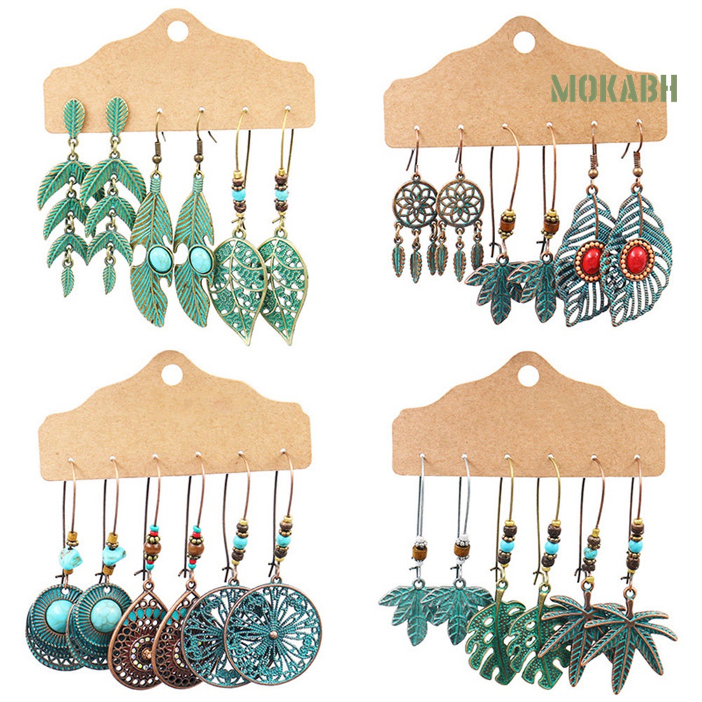 Set 3 Đôi Khuyên Tai Thời Trang Cho Nữ