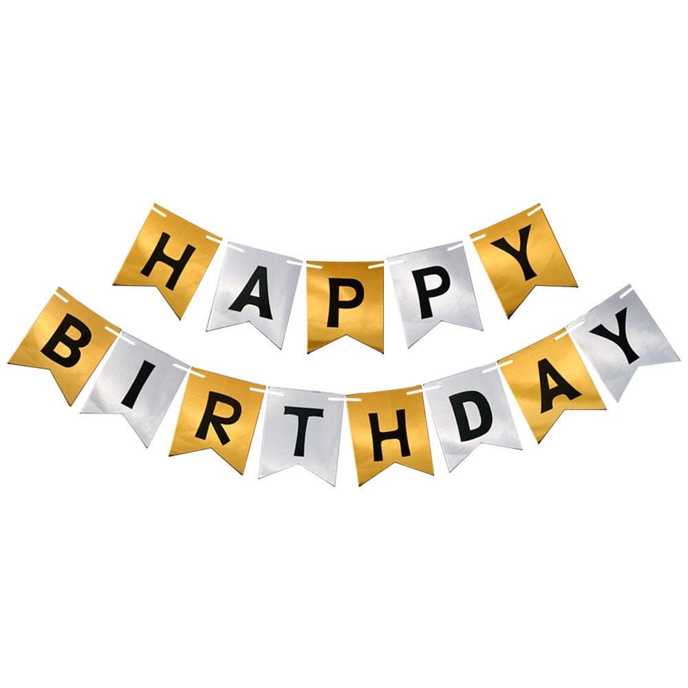 Dây Cờ Trang Trí Tiệc Sinh Nhật Hình Nàng Tiên Cá Xinh Xắn