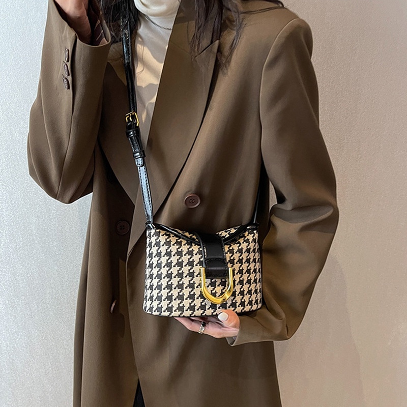 Ielgy Túi Đeo Chéo Vai Họa Tiết Chim Có Thể Điều Chỉnh Được Cho Nữ