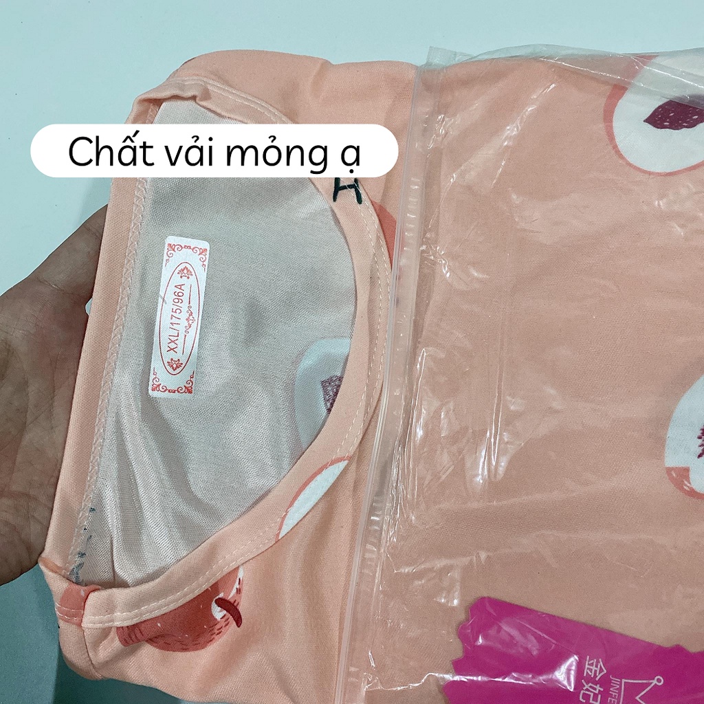 Đồ bộ tay dài quần dài chất thun sữa mỏng