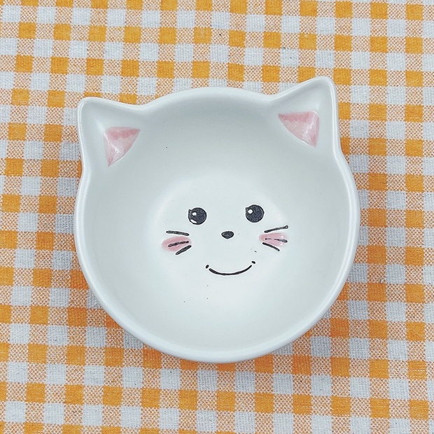 Bát ăn dặm cho bé kiểu nhật hình thú mèo thỏ cute dung tích 130ml