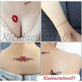 Hình xăm dán tattoo mini