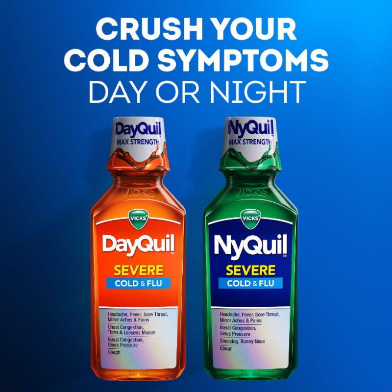 Set 3 Chai Siro DayQuil and NyQuil