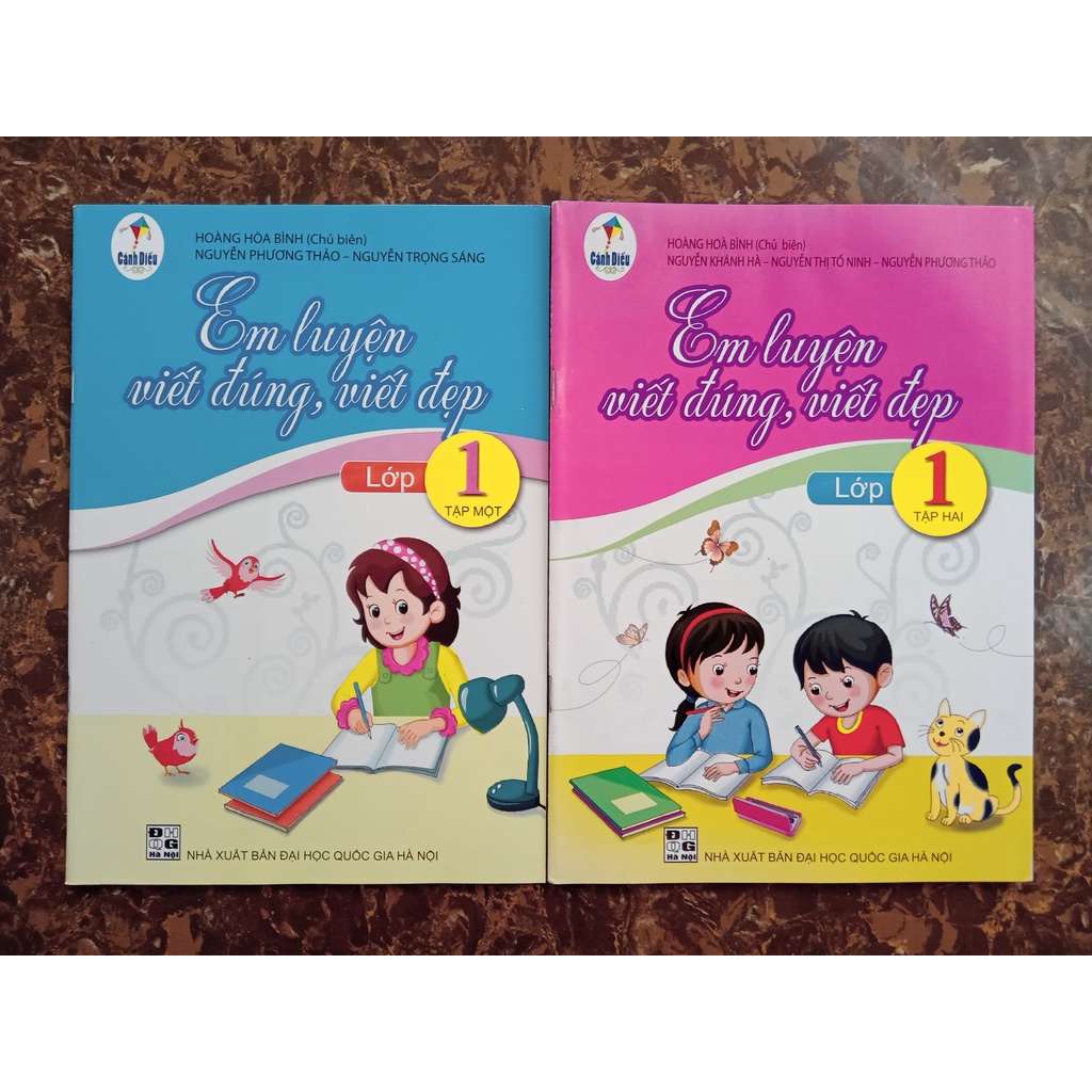 Sách - Combo Em Luyện Viết Đúng, Viết Đẹp Lớp 1 (Tập 1 + Tập 2) - Bộ Cánh Diều