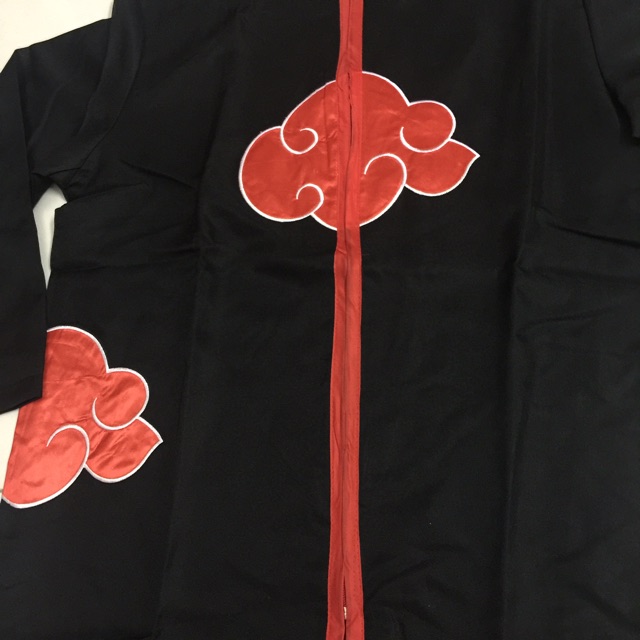 Áo khoác Akatsuki cosplay Itachi hóa trang anime Naruto