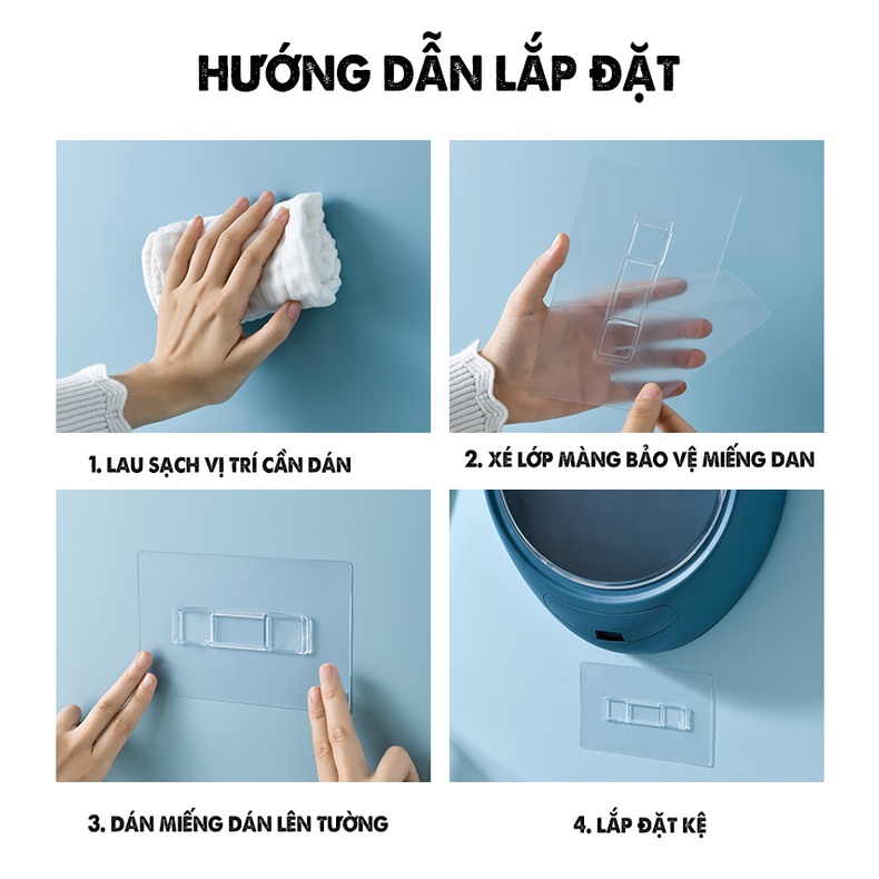 Kệ Để Mỹ Phẩm Dán Tường Đa Năng