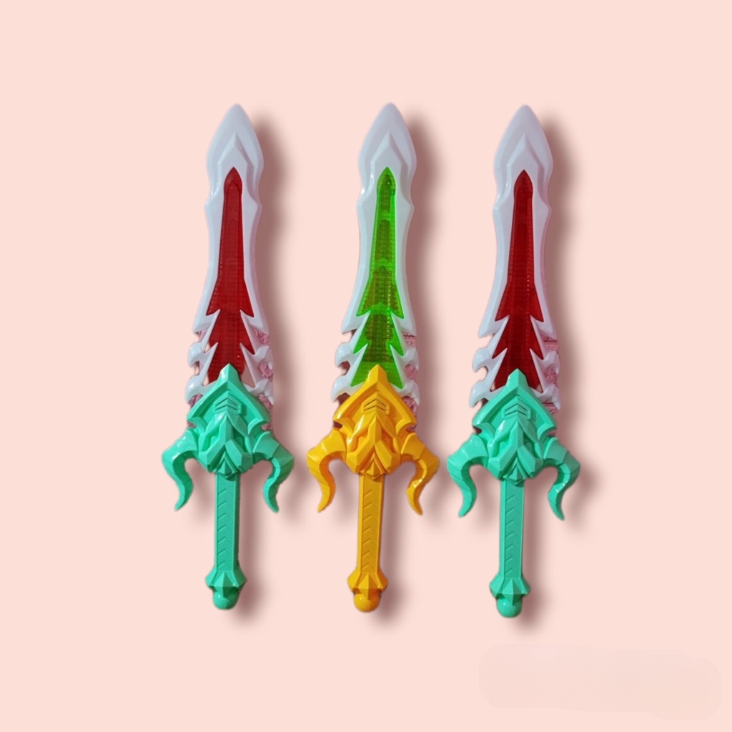 Đồ Chơi Kiếm Nhựa 3 màu có nhạc phát sáng cho trẻ em