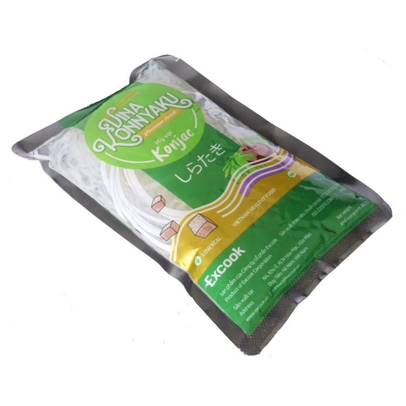 Mì nưa/mì sợi Konjac Nhật Bản ăn kiêng,giảm cân,keto,das,low card (160g)