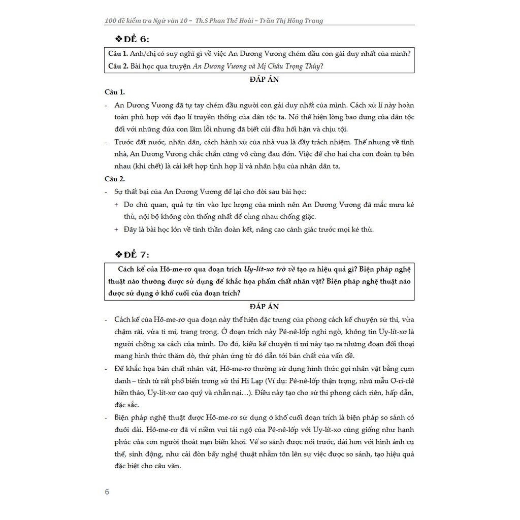 Sách - 100 Đề kiểm tra Ngữ Văn 10