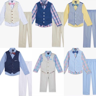 Set bộ ghi lê công tử 4 chi tiết cho bé từ 1-7 tuổi