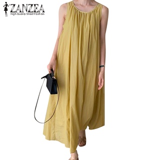 Đầm chữ A Zanzea không tay thời trang nữ tính