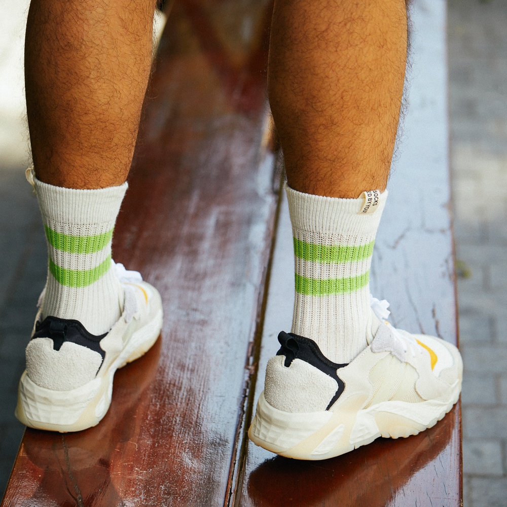 Tất thể thao cao cổ 2 sọc ( The Sock Loved by You )