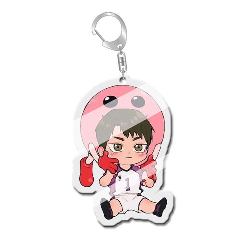 Móc Khóa Acrylic Hình Anime Bóng Chuyền Kiểu Mới