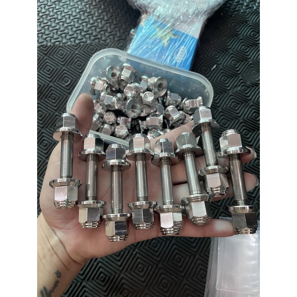 Cốt phuộc inox salaya gắn xe Winner-Sonic-Ex150 đầu bít cnc mẩu Thái