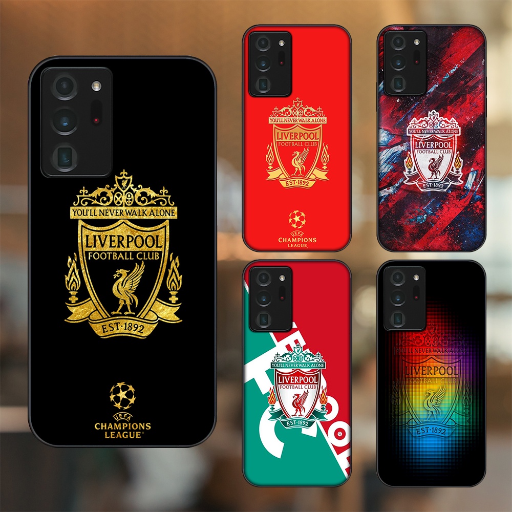 Ốp lưng Samsung Note 20 Ultra viền đen in hình Liverpool FC