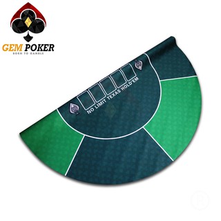 ♛THẢM POKER TRÒN CAO SU CAO CẤP GREEN♛