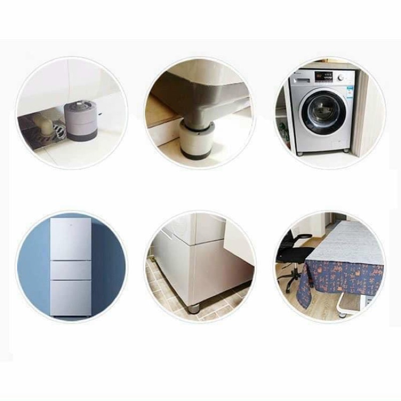 Bộ 4 chân chống rung máy giặt,tủ lạnh cao cấp