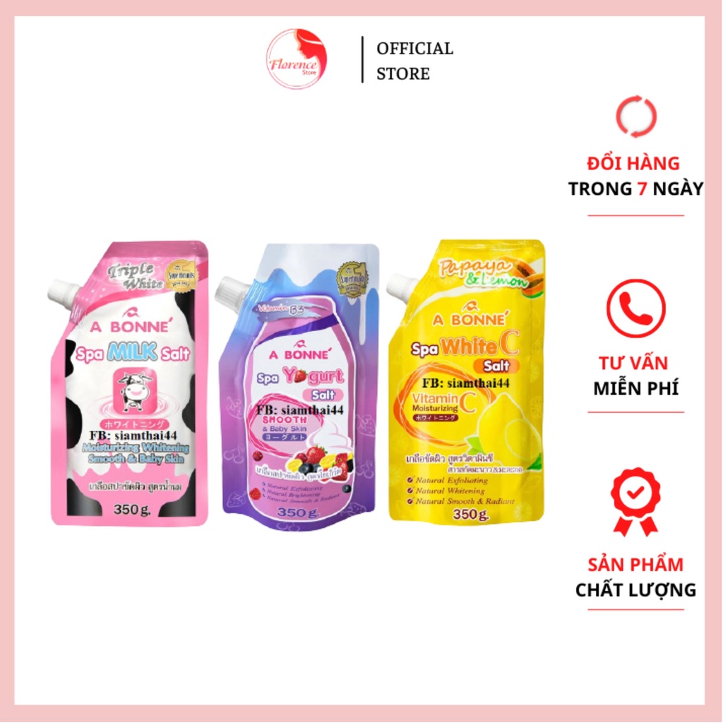 Muối Tắm Tẩy Tế Bào Chết Chiết Xuất Sữa Bò A Bonne Spa Milk Salt 350g