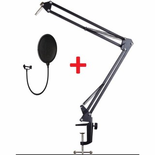 COMBO CHÂN KẸP MIC THU ÂM VÀ MÀNG LỌC