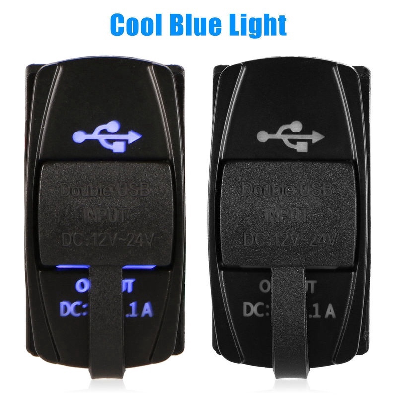 Ổ cắm bật lửa thuốc lá trên ô tô sạc nhanh điện thoại USB kép