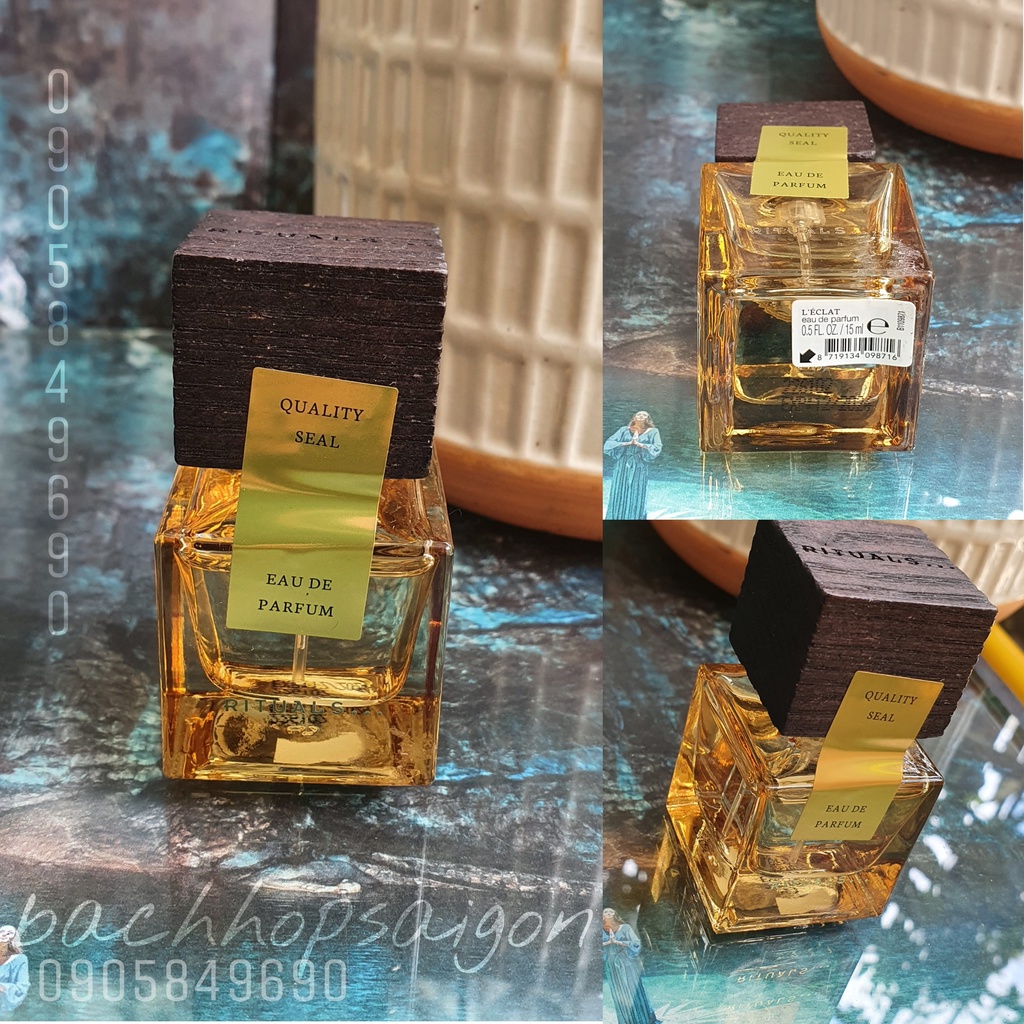 Nước hoa mini hương nắng ấm Unisex Rituals of Leclat  EDP  - travel