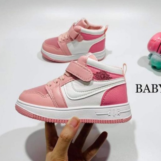 GIÀY BÉ GÁI , GIÀY SNEAKER CHO BÉ ,GIÀY TRẺ EM JD HỒNG ĐẬM