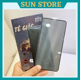 Kính cường lực chống nhìn trộm TÊ GIÁC full màn iphone