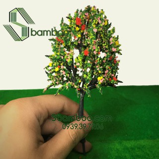 CÂY NHỰA MÔ HÌNH TÁN RỘNG SBAMBOO 14CM