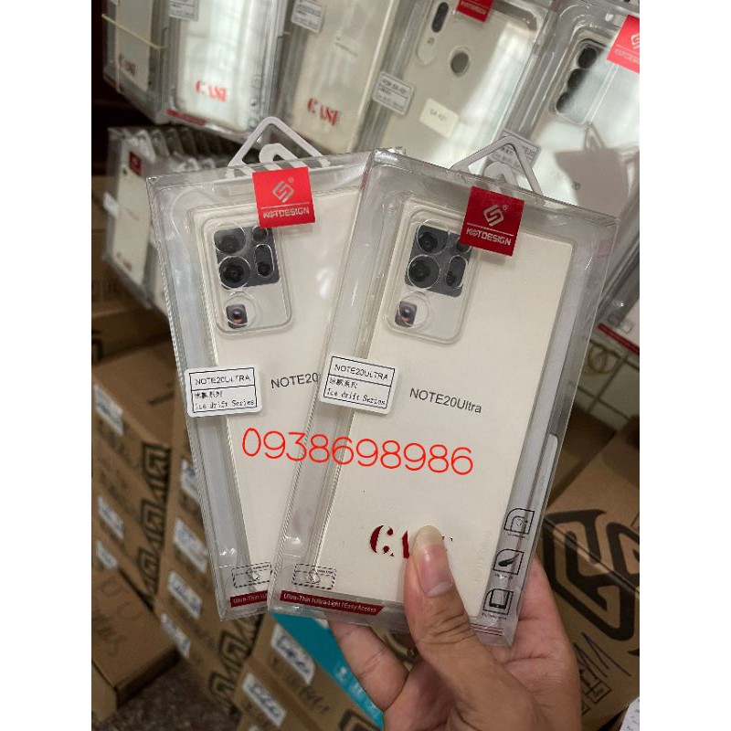 ốp lưng KST DESING cho samsung A52 5G/A72 5G/S21/S21 plus/S21 ultra/Note 20/Note 20 ultra/note 10 lite/S10 5G trong suốt