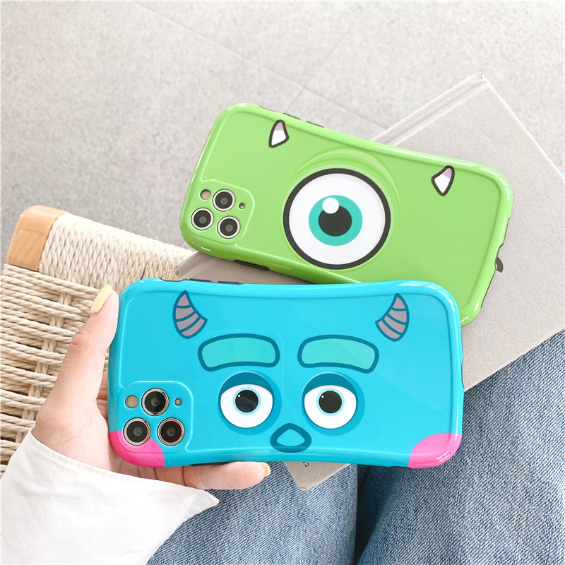 Ốp lưng iphone Mike & Sulley IMD viền cong dày dặn 5/5s/6/6plus/6s/6splus/7/7plus/8/8plus/x/xs/11/12/pro/max/plus/promax | BigBuy360 - bigbuy360.vn