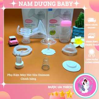 Phụ kiện máy hút sữa Unimom [ Hàng Chính Hãng ] Lẻ từng chi tiết : Van, chặn sữa, bình sữa, phễu, dây dẫn hơi...