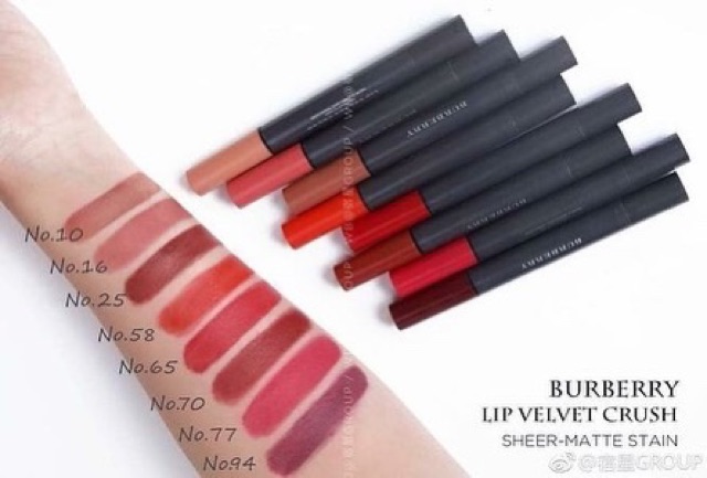 burberry lip velvet crush