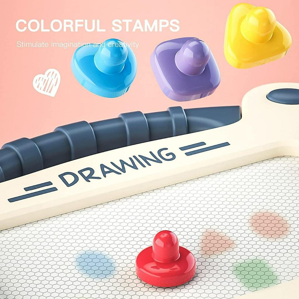 Bảng Vẽ Tự Xóa Có Chân Nhiều Màu Sắc, Bảng Viết Tự Xóa Từ Tính Đồ Chơi Thông Minh Cho Bé