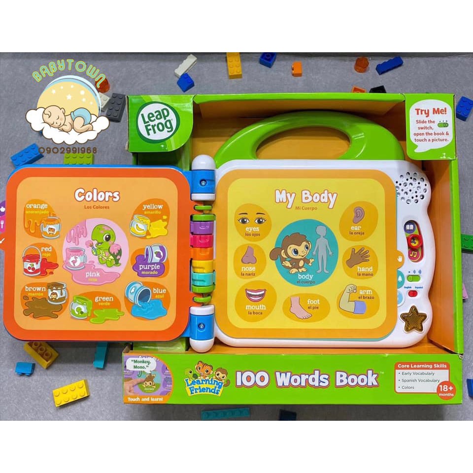 Đồ chơi LeapFrog - Sách cảm ứng Learning Friends 100 words book