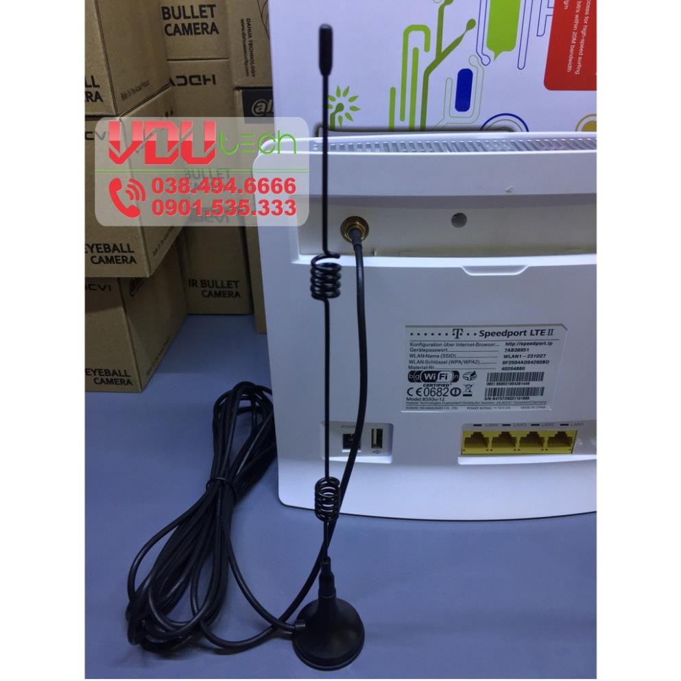 Anten cho bộ Phát Wifi Huawei B593/B310/E5172/E5186/B683/B68 - Chân Đế Nam Châm