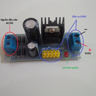 MODULE Nguồn 5V LM7805 Chất Lượng