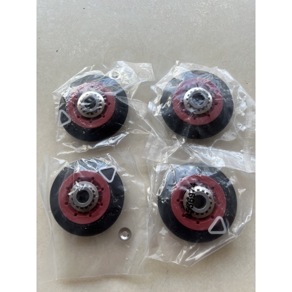 Combo 4 Bánh tỳ đỡ lồng máy sấy Whirlpool dùng chung cho model 3LWED4705, 3LWED4815