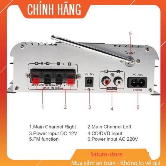 ✔️ Amly Mini Karaoke Kentiger HY 803 Có Bluetooth 12V-220V, Âm Ly Chơi Nhạc Âm Thanh Cực Đỉnh [Bảo Hành 1 Đổi 1]