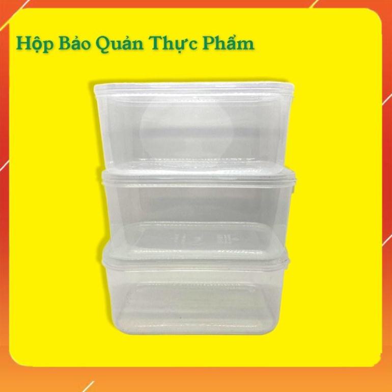 ⚡️Hộp Trữ Đông, Bảo Quản Thực Phẩm, Đồ Vật - Nhựa Song Long Trong Suốt 800ml - Cực Kì Tiện Lợi
