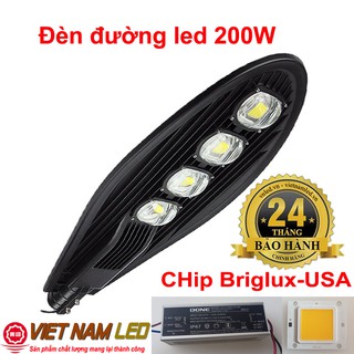 Đèn đường led 200W 4 mắt chip led Briglux, 0936395395