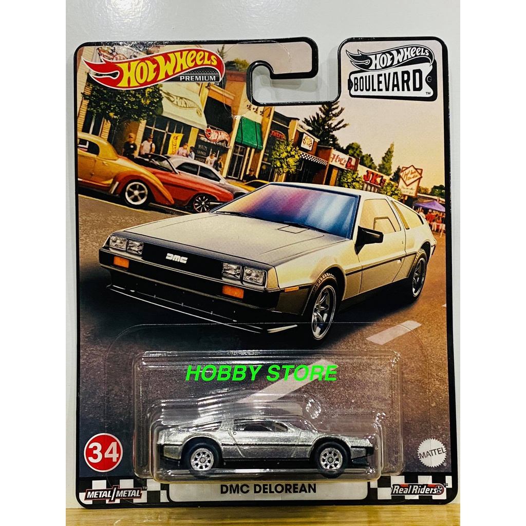 HOBBY STORE XE MÔ HÌNH HOT WHEELS BOULEVARD: CLASSIC BUG, PONTIAC, PLYMOUTH, DELOREAN, CHEVY NOVA