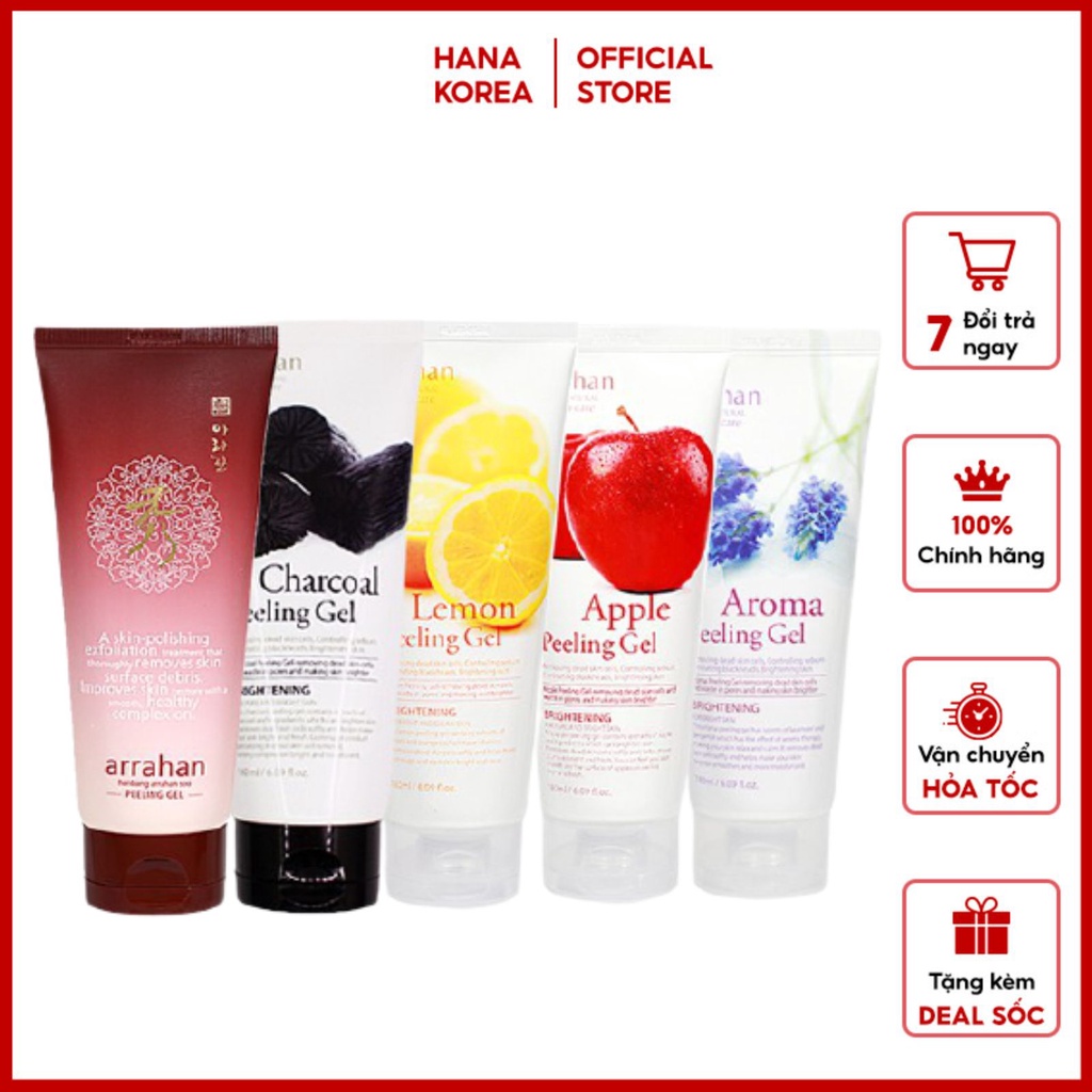 TẨY DA CHẾT TOÀN THÂN HOA QUẢ ARRAHAN PEELING GEL 180ML